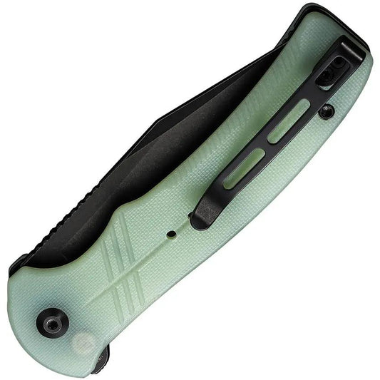 Civivi Cogent Button Lock Jade G10 EDC Folding Knife 14C28N Sandvik Blade With Extended Tang And Pocket Clip by Civivi