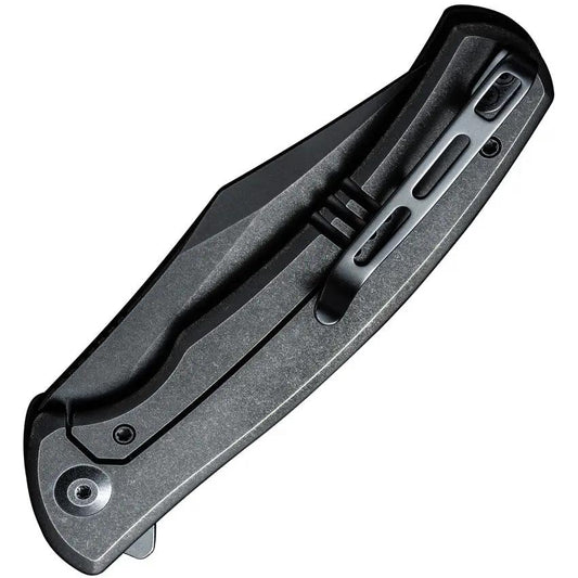 Civivi Sinisys Framelock Knife 14C28N Sandvik Clip Point Black Stonewash Blade G10 Handle EDC by Civivi
