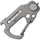 Civivi Polymorph Carabiner Multitool Titanium With Replaceable Blades And Hex Driver For EDC Enthusiasts by Civivi