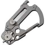 Civivi Polymorph Carabiner Multitool Titanium With Replaceable Blades And Hex Driver For EDC Enthusiasts by Civivi