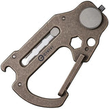 Civivi Polymorph Carabiner Multitool Titanium EDC Tool With Hex Driver And Three Replaceable Blades by Civivi