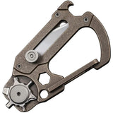 Civivi Polymorph Carabiner Multitool Titanium EDC Tool With Hex Driver And Three Replaceable Blades by Civivi