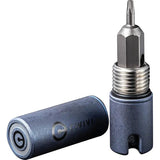 Civivi Key Bit Blue Titanium EDC Tool With Torx T6 T8 Bits Keyring And O Rings For EDC Enthusiasts by Civivi