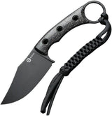 Civivi Midwatch Fixed Blade Black C20059B-1 by Civivi