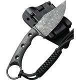 Civivi Midwatch Damascus Fixed Blade Knife For EDC Full Tang Clip Point Damascus Blade Premium Kydex Sheath by Civivi