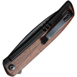 Civivi Savant Framelock Knife Cuibourtia Wood Inlay 14C28N Stainless Steel EDC For Enthusiasts by Civivi