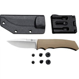 Civivi M2 Backup Fixed Blade Knife Tan G10 Handle D2 Tool Steel 7.88in Overall Premium For EDC Enthusiasts by Civivi