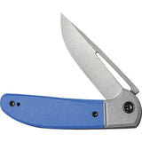 Civivi Trailblazer Knife Blue G10 Handle 3in Stonewash 14C28N Blade EDC Everyday Carry Enthusiasts by Civivi