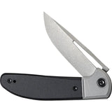 Civivi Trailblazer EDC Knife With 3 Inch Stonewashed 14C28N Blade And Black G10 Handle by Civivi