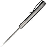 Civivi Trailblazer EDC Knife With 3 Inch Stonewashed 14C28N Blade And Black G10 Handle by Civivi