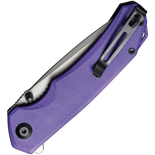Civivi Brazen Linerlock C2023A EDC Knife 4.5 Inch Closed 3.5 Inch D2 Tanto Blade Purple G10 For EDC Enthusiasts by Civivi