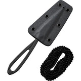 Civivi D Art Neck Knife D2 Tool Steel 5 Inch Overall One Piece Design Black Kydex Sheath For EDC Enthusiasts by Civivi