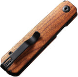 Civivi Sendy Linerlock Wood Knife With Nitro V Blade Premium EDC Tool For Everyday Carry Enthusiasts by Civivi