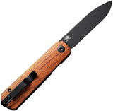 Civivi Sendy Linerlock Wood Knife With Nitro V Blade Premium EDC Tool For Everyday Carry Enthusiasts by Civivi