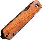 Civivi Sendy Linerlock Wood Knife With Nitro V Blade Premium EDC Tool For Everyday Carry Enthusiasts by Civivi