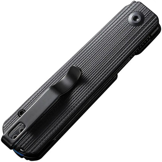 Civivi Sendy Linerlock Knife Black G10 Handle Nitro V 2.88in Blade EDC Ready With Pocket Clip Case by Civivi