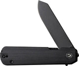 Civivi Sendy Linerlock Knife Black G10 Handle Nitro V 2.88in Blade EDC Ready With Pocket Clip Case by Civivi