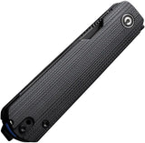 Civivi Sendy Linerlock Knife Black G10 Handle Nitro V 2.88in Blade EDC Ready With Pocket Clip Case by Civivi