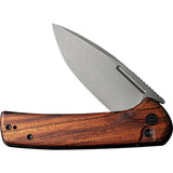 Civivi Conspirator Button Lock Folding Knife With Nitro V Steel Stonewash Blade And Cuibourtia Wood Handle For EDC by Civivi