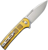 Civivi Conspirator Button Lock Knife Ultem Handle Nitro V Steel 3.5Inch Blade For EDC Enthusiasts by Civivi