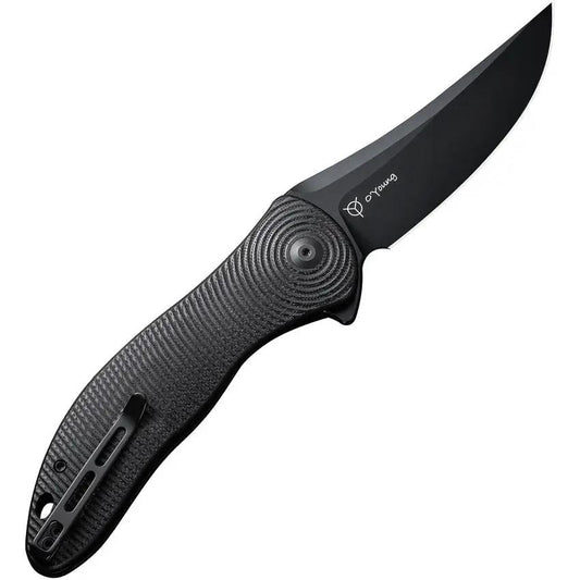 Civivi Synergy4 Linerlock Folding Knife Nitro V 4In Trailing Point Blade Black Stonewash G10 EDC Ready by Civivi