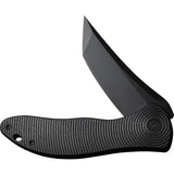 Civivi Synergy4 Linerlock Knife Nitro V Tanto Black Stonewash G10 Handle Extended Tang EDC by Civivi