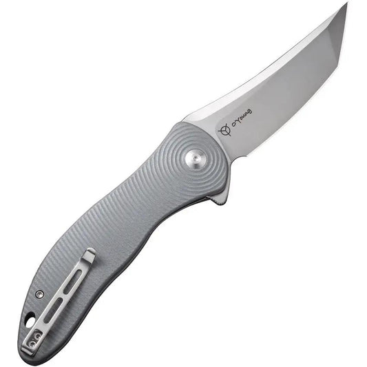 Civivi Synergy4 Linerlock Gray EDC Knife with Nitro V Tanto Blade and G10 Handle by Civivi