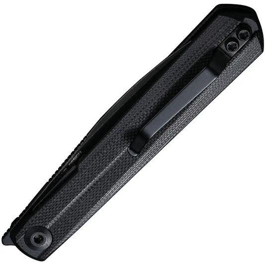 Civivi Clavi Linerlock Knife With Nitro V 3 Inch Wharncliffe Blade Black G10 Handle EDC Ready by Civivi