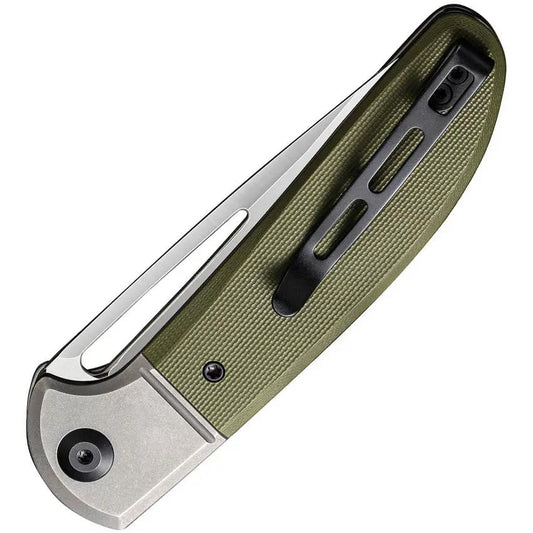 Civivi Trailblazer XL Slip Joint Knife With Green G10 Handle And Satin D2 Blade For EDC by Civivi