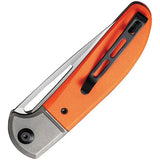 Civivi Trailblazer XL Slip Joint EDC Premium Knife With D2 Satin Blade And Orange G10 Handle by Civivi