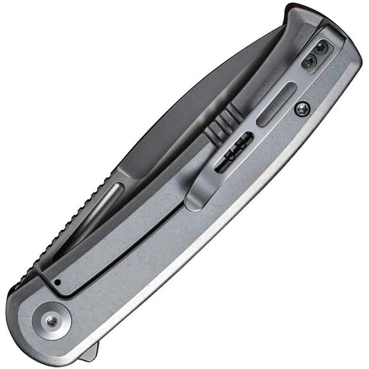 Civivi Cetos Framelock Knife Cuibourtia Wood Front Handle 14C28N Bead Blast Blade Extended Tang For EDC Enthusiasts by Civivi