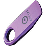 Civivi Ti Bar Titanium Mini Knife 1.75in Overall Purple Satin Finish Lanyard Hole For EDC Fans by Civivi