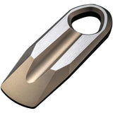 Civivi Titanium Ti-Bar Pry Bar Tool 1.75in For EDC Enthusiasts With Lanyard Loop Champagne Satin Finish by Civivi