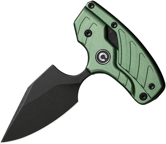 Civivi Typhoeus Green Aluminum Push Dagger 2.25 Inch 14C28N Steel Tactical Blade Everyday Carry by Civivi