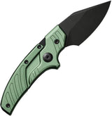 Civivi Typhoeus Green Aluminum Push Dagger 2.25 Inch 14C28N Steel Tactical Blade Everyday Carry by Civivi
