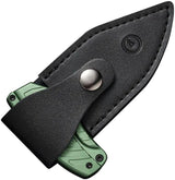Civivi Typhoeus Green Aluminum Push Dagger 2.25 Inch 14C28N Steel Tactical Blade Everyday Carry by Civivi