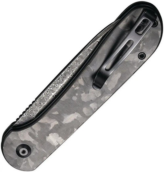 Civivi Elementum Button Lock EDC Knife Damascus Blade Gray by Civivi