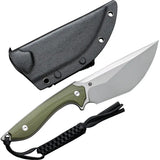 Civivi Concept 22 Fixed Blade Knife D2 Bead Blast 4.88in Blade G10 OD Green Handle Terzuola Designed For EDC Enthusiasts by Civivi