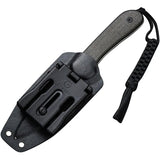 Civivi Elementum Fixed Blade Knife C2105B With D2 Satin Blade And Green Micarta Handle For Tactical EDC Enthusiasts by Civivi