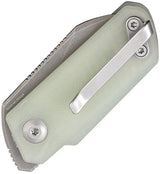 Civivi Ki-V Jade Folder Knife With Stonewashed 9Cr18MoV Blade Jade G10 Handle Extended Tang EDC by Civivi