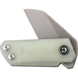 Civivi Ki-V Jade Folder Knife With Stonewashed 9Cr18MoV Blade Jade G10 Handle Extended Tang EDC by Civivi