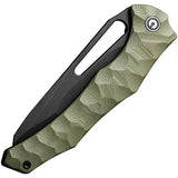 Civivi Spiny Dogfish Linerlock OD Green G10 Knife For EDC Enthusiasts 14C28N Blade by Civivi