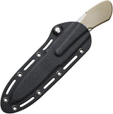 Civivi Varius Fixed Blade Tan G10 D2 Drop Point Knife For Outdoor Enthusiasts With Ring Handle And Kydex Sheath by Civivi