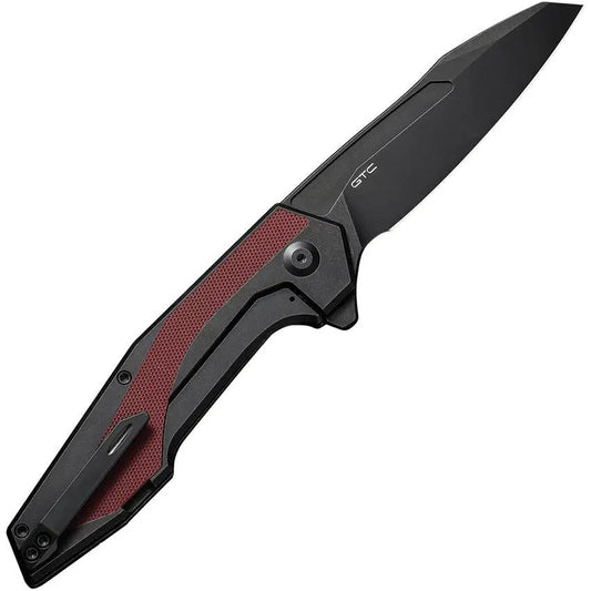 Civivi Hypersonic Framelock Knife 4.75in Closed 3.75in Black Stonewash 14C28N Stainless Extended Tang For EDC Enthusiasts by Civivi