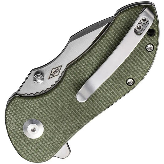 Civivi Gordo Liner Lock Knife Green G10 3.5 Inch Closed 2.5 Inch D2 Blade EDC Ready by Civivi