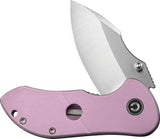 Civivi Gordo Linerlock Premium Pink G10 EDC Knife With Two And A Half Inch Satin D2 Blade And Extended Tang by Civivi