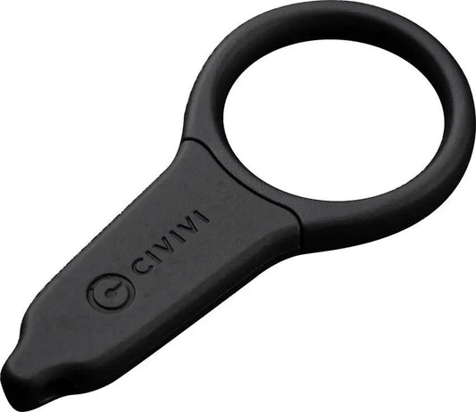 Civivi Quick Snip Fixed Blade Knife With Replaceable 6Cr13 Blades Includes Three Blades Black Handle EDC by Civivi