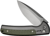 Civivi Sentinel Strike II Button Lock Folding Knife Nitro V Steel Drop Point for EDC Enthusiasts by Civivi