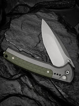 Civivi Sentinel Strike II Button Lock Folding Knife Nitro V Steel Drop Point for EDC Enthusiasts by Civivi