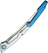 Civivi Shawka Fillet Linerlock Knife For EDC Enthusiasts With Blue Aluminum Handle And 14C28N Blade by Civivi